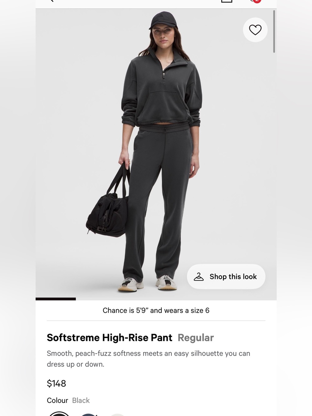 Lululemon Softstreme high rise pants